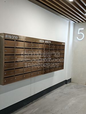 广阳ONE（博睿庭）玫瑰金信报箱
