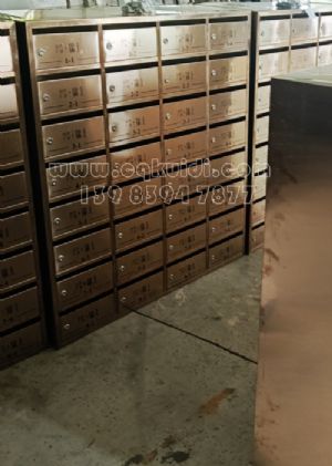 玫瑰金信报箱装配